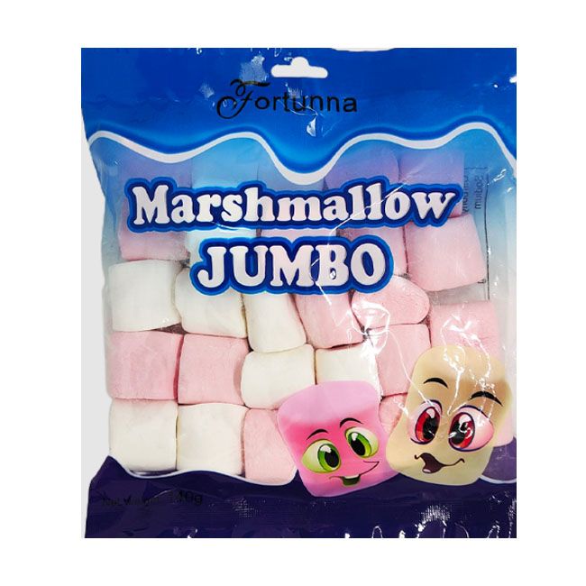 Fortuna Marshmallow Cylinder Jumbo 140Gm