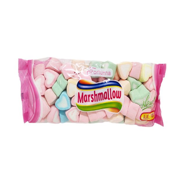 Fortuna Marshmallow Heart 140Gm