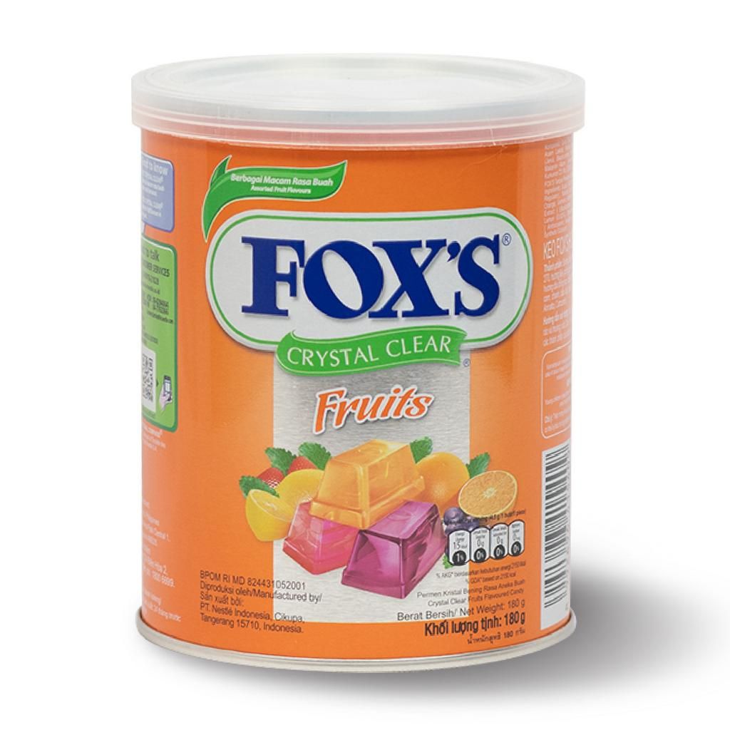 Foxs Chocolate Fruits Tin 180Gm