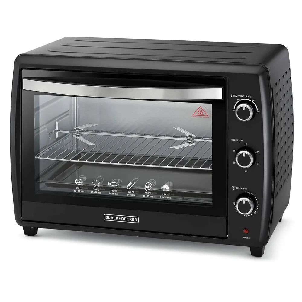 Black+Decker 70Ltr. Double Glass Toaster Oven TRO70RDG-B5