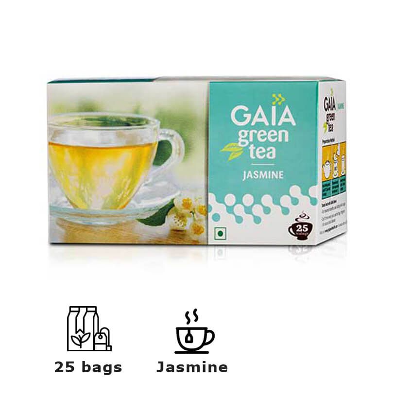 Gaia Green Tea Jasmine 25's