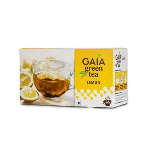 Gaia Green Tea Lemon 25's