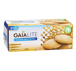 Gaia Lite Sugar Free Cookies 200gm