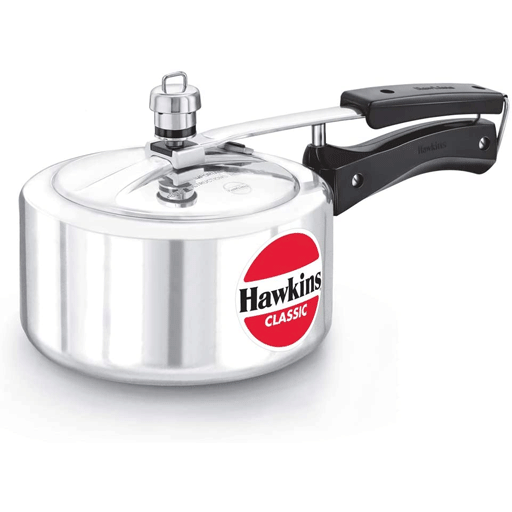 Hawkins Silver Aluminum Classic 2Litre Pressure Cooker CL20