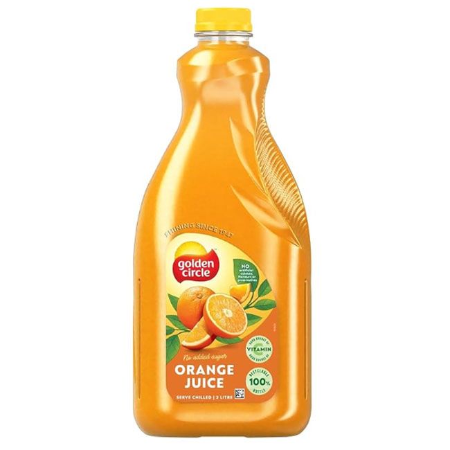 Golden Circle Orange Juice 2 Ltr