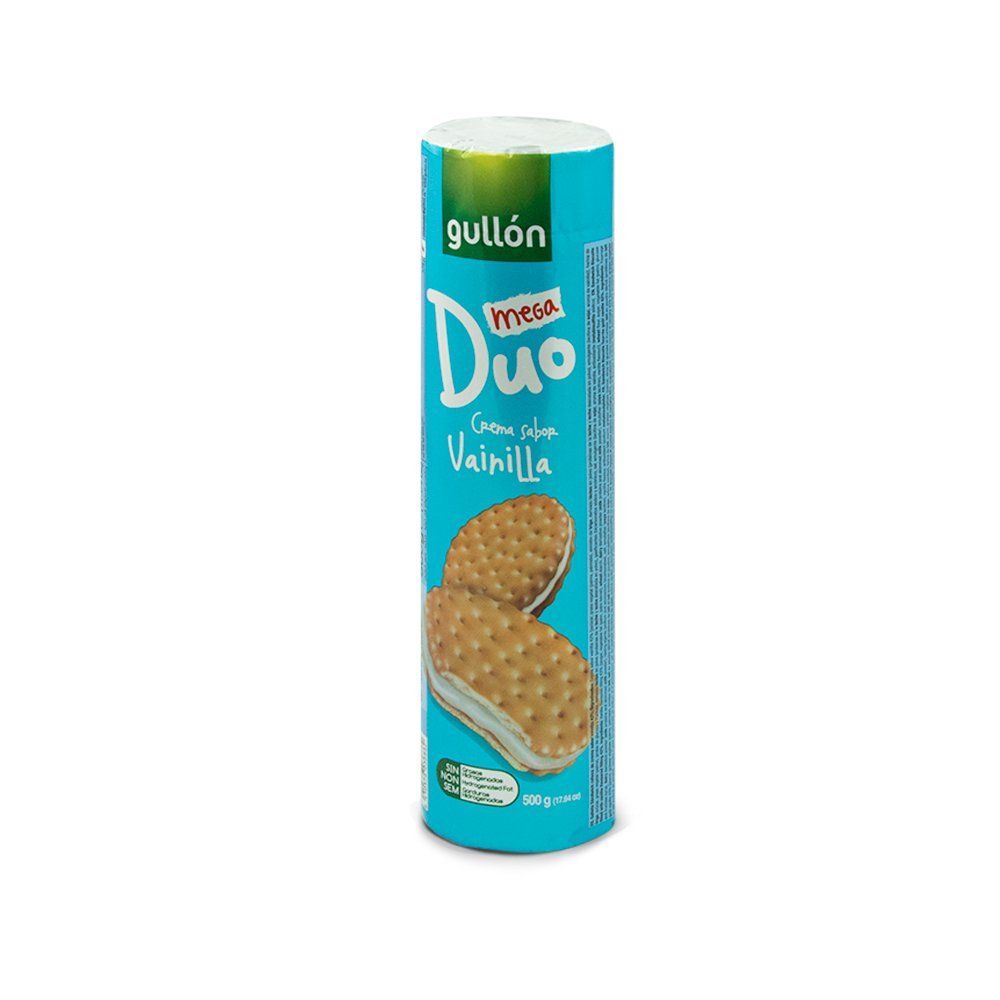 Gullon Mega Duo Vanilla Biscuits 500Gm