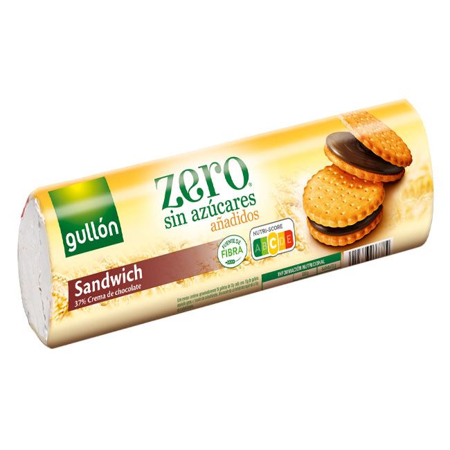 Gullon Sugar Free Sandwich 37 % Chocolate 250G