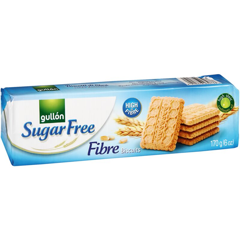 Gullon Sugar Free Fiber Cookies 170Gm