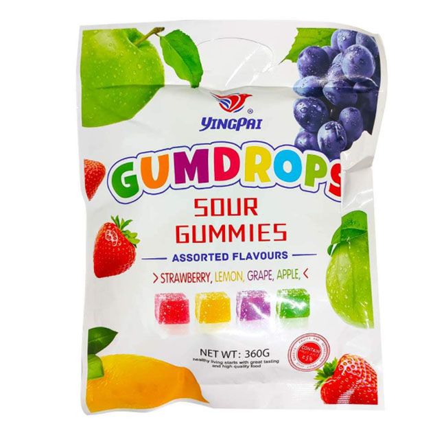 Gum Drops Sour Gummies 360Gm