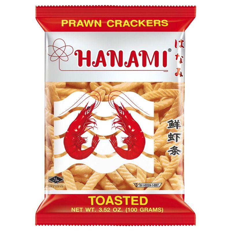 Hanami Prawn Crackers Toasted