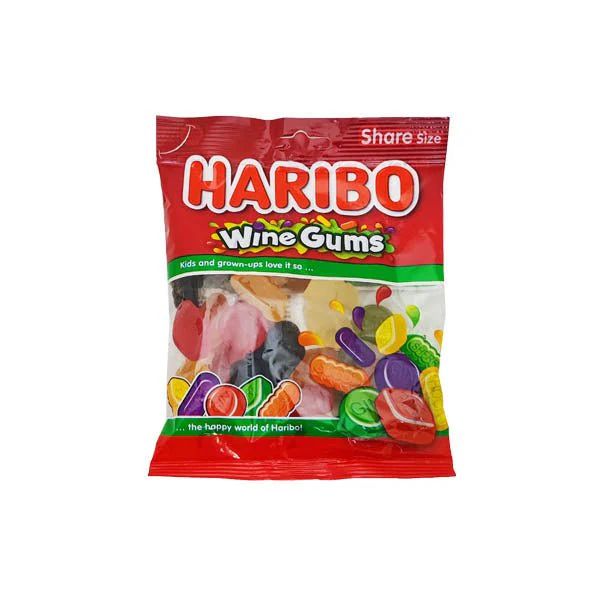 Haribo Wine Gums Candy 140Gm