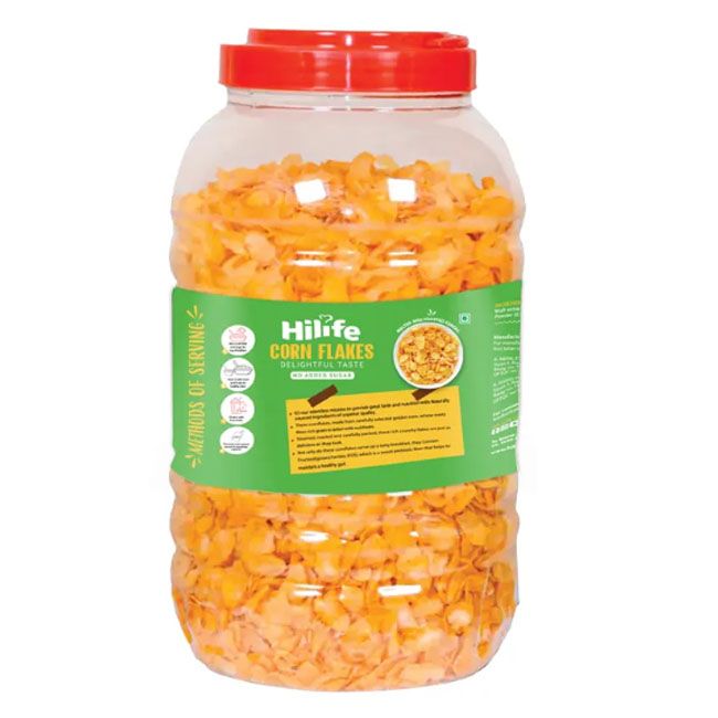 Hilife Cornflakes Sugar Free Jar 800Gm