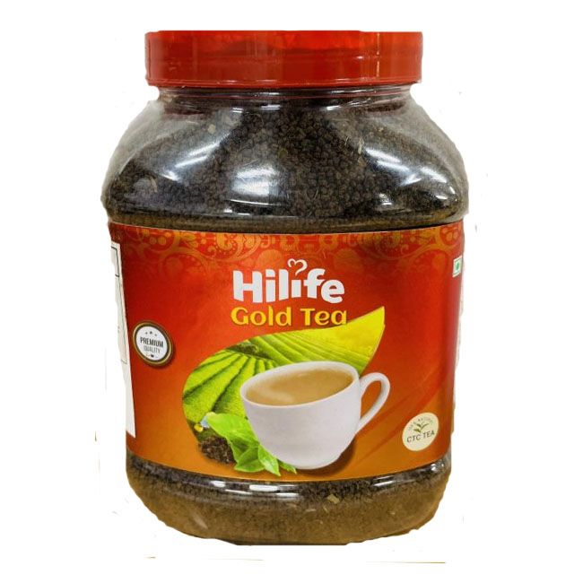 Hilife Gold Tea Jar 500Gm