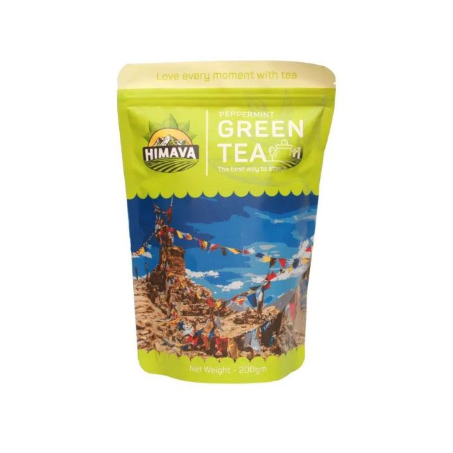 Himava Peppermint Green Tea 200Gm