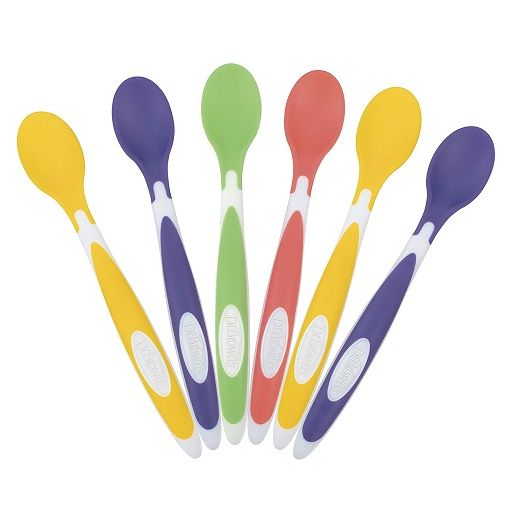 Dr. Brown's Soft Tip Spoons 6-Pack, Tf008-P3