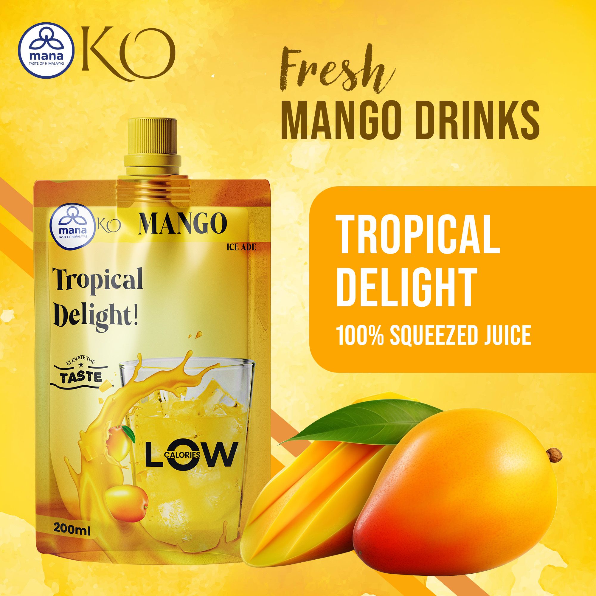 Manaram Mango Ice Ade 200Ml