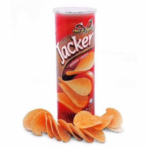 Jacker Potato Chips Hot And Spicy Tin 75Gm