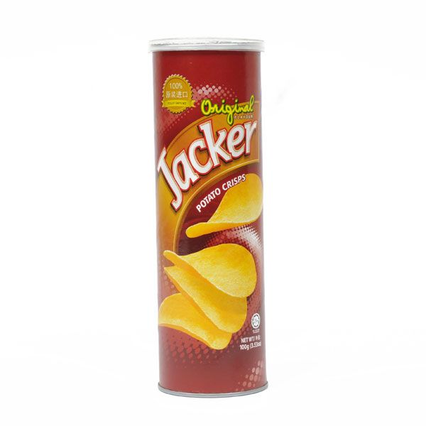 Jacker Potato Chips Original Tin 75Gm