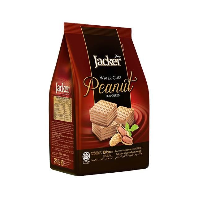 Jacker Wafer Cube Peanut 150Gm