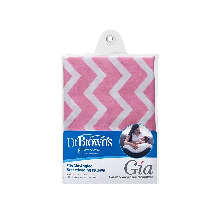 Dr. Brown's Gia Pillow Cover - Pink Chevron, BF301