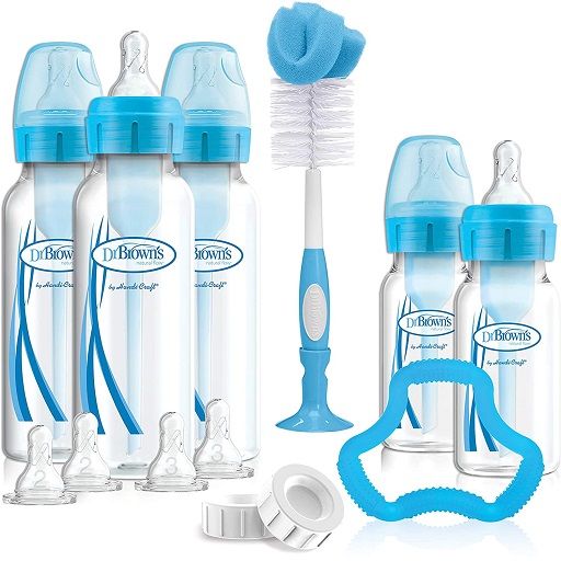 Dr. Brown's SB05405-ESX Pp Options+ Narrow Bottle Blue Gift Set