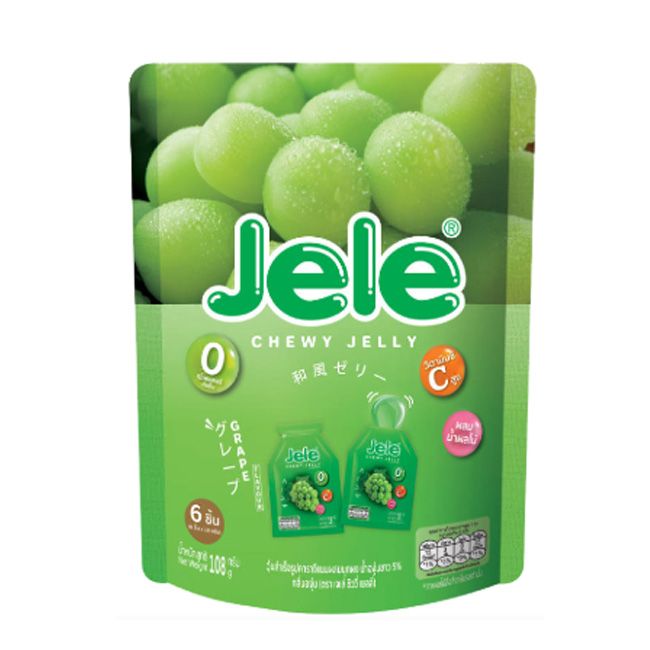 Jele Chewy Grape Jelly 108Gm