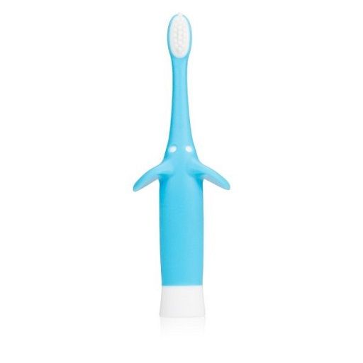 Dr. Brown’s HG014-P4 Infant-To-Toddler Toothbrush elephant, blue