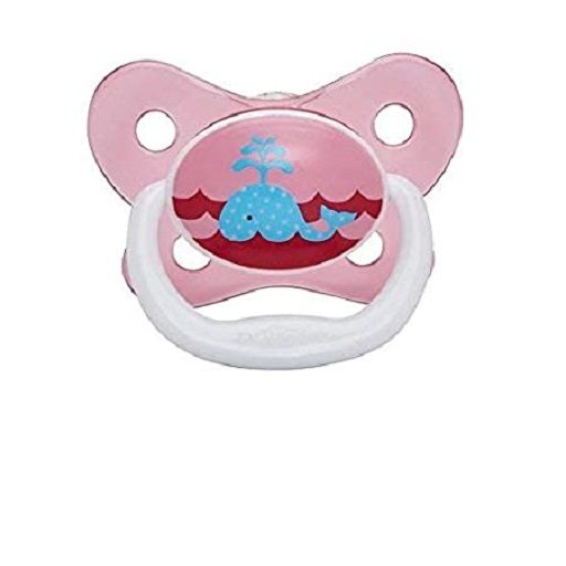 Dr. Brown's PV11307-ES PreVent Butterfly Pacifier, Stage 1, Pink, 1-Pack 0-6m