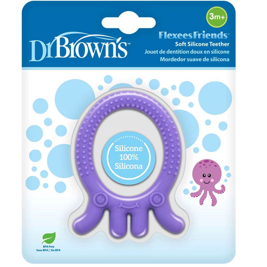 Dr Brown's TE006-P2 Flexees Friends Octopus Teether(3m+)