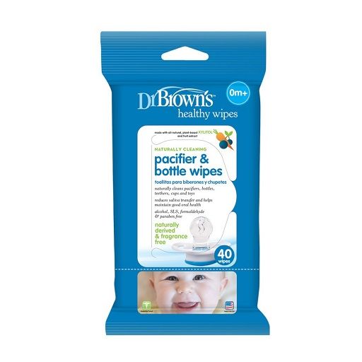 Dr. Brown's HG040-P2 Pacifier and Bottle Wipes 0m+