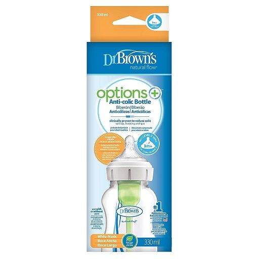 Dr.Brown's WB11600-SPX Options+330ml, with 3m+(lvl2) Nipple