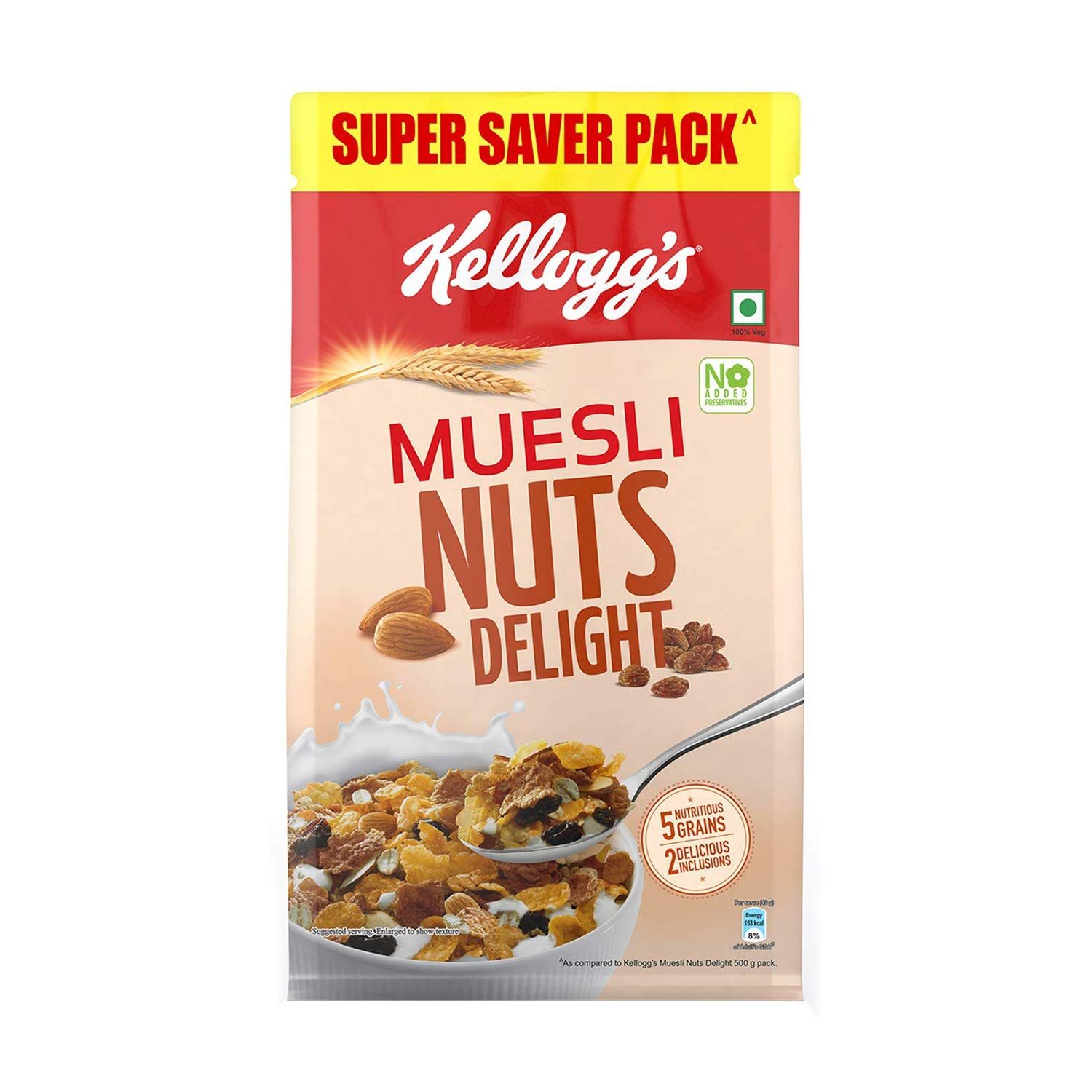 Kellogg's Muesli Nut Delight 500Gm