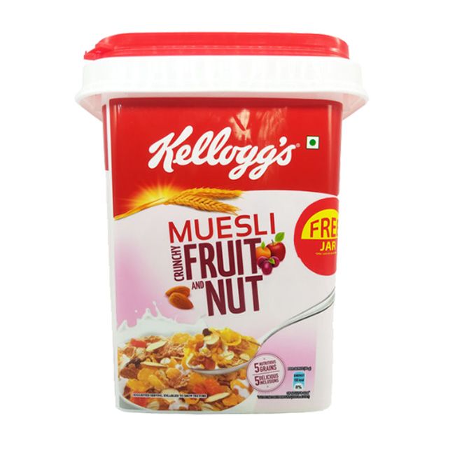 Kelloggs Muesli Crunchy Fruit & Nut 1Kg Jar