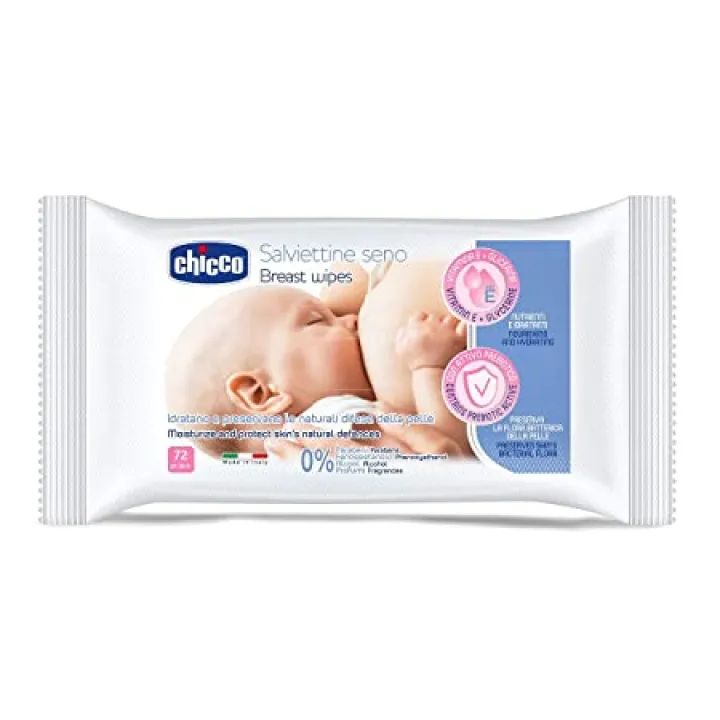 Chicco Baby Moments Soft Cleansing Breast Wipes 72Pcs