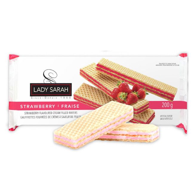 Lady Sarah Wafer Strawberry 200Gm