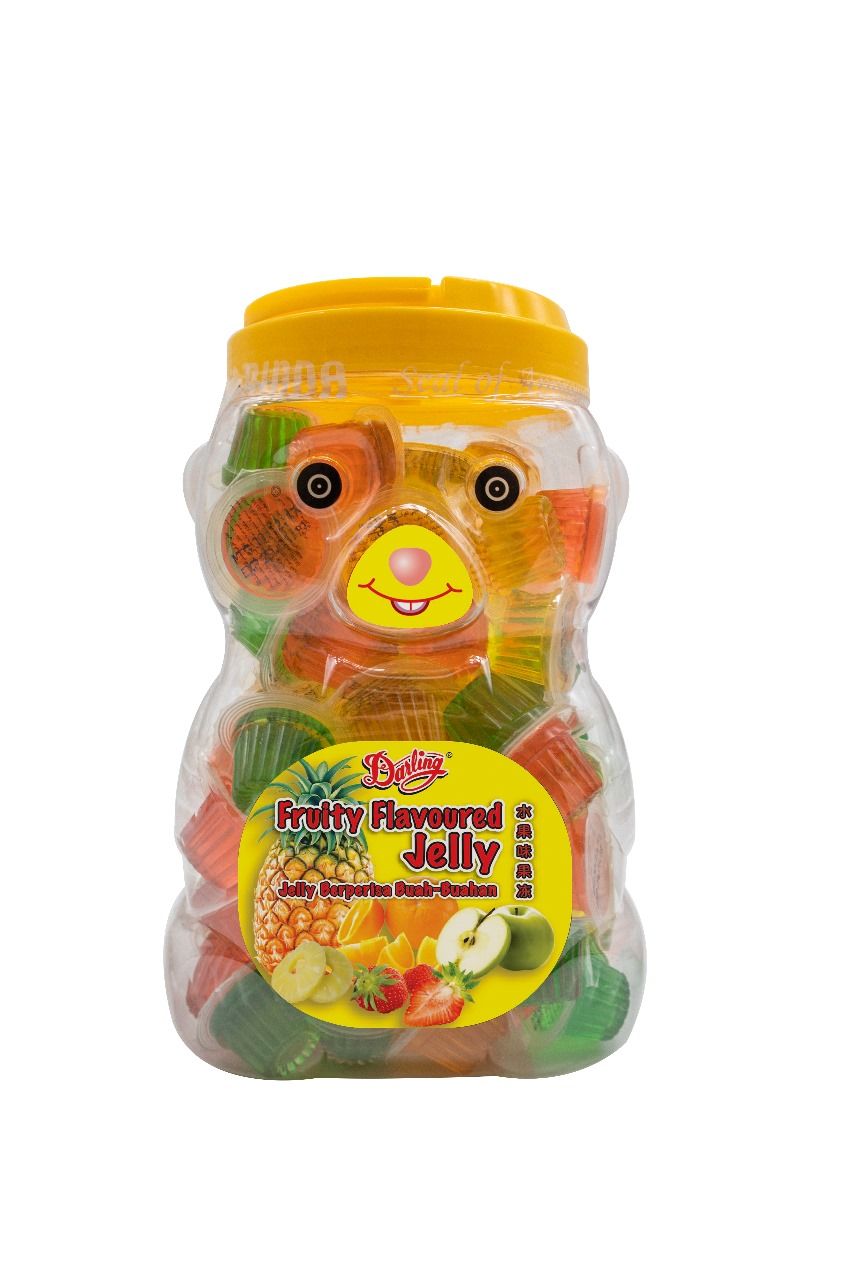 Rinda Darling Mixed Fruit Flavoured Jelly (Bear Jar) 100Gm