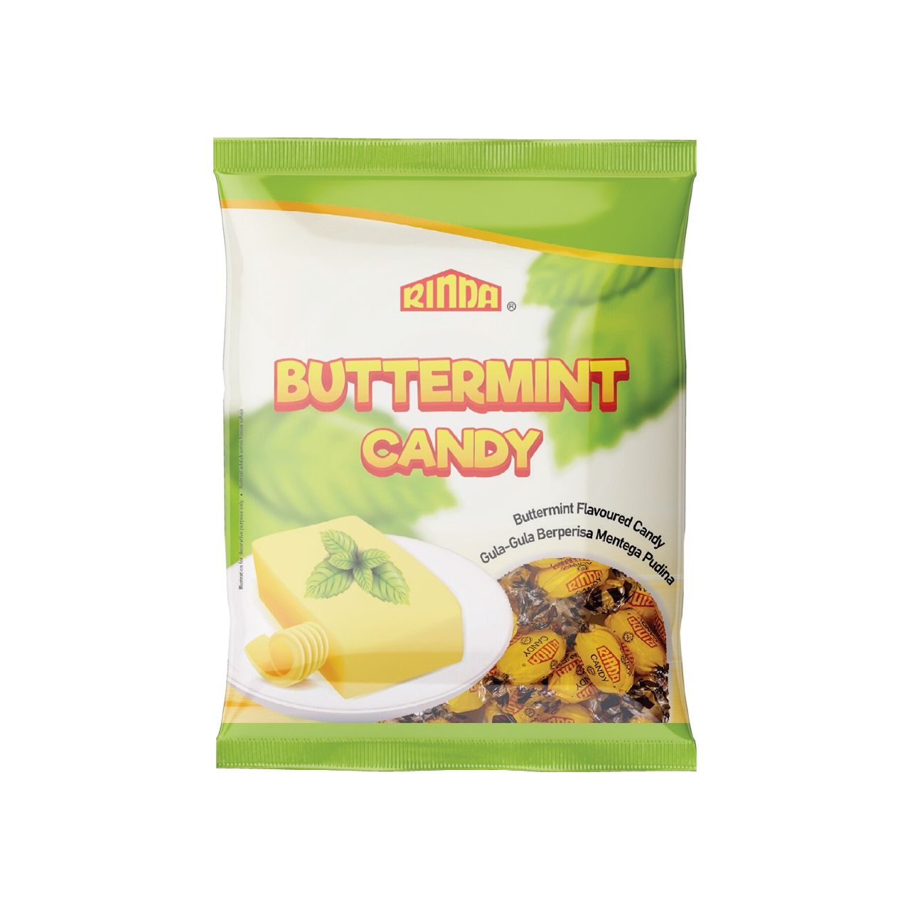 Rinda Butter Mint Flavoured Toffee Candy 120 Gm