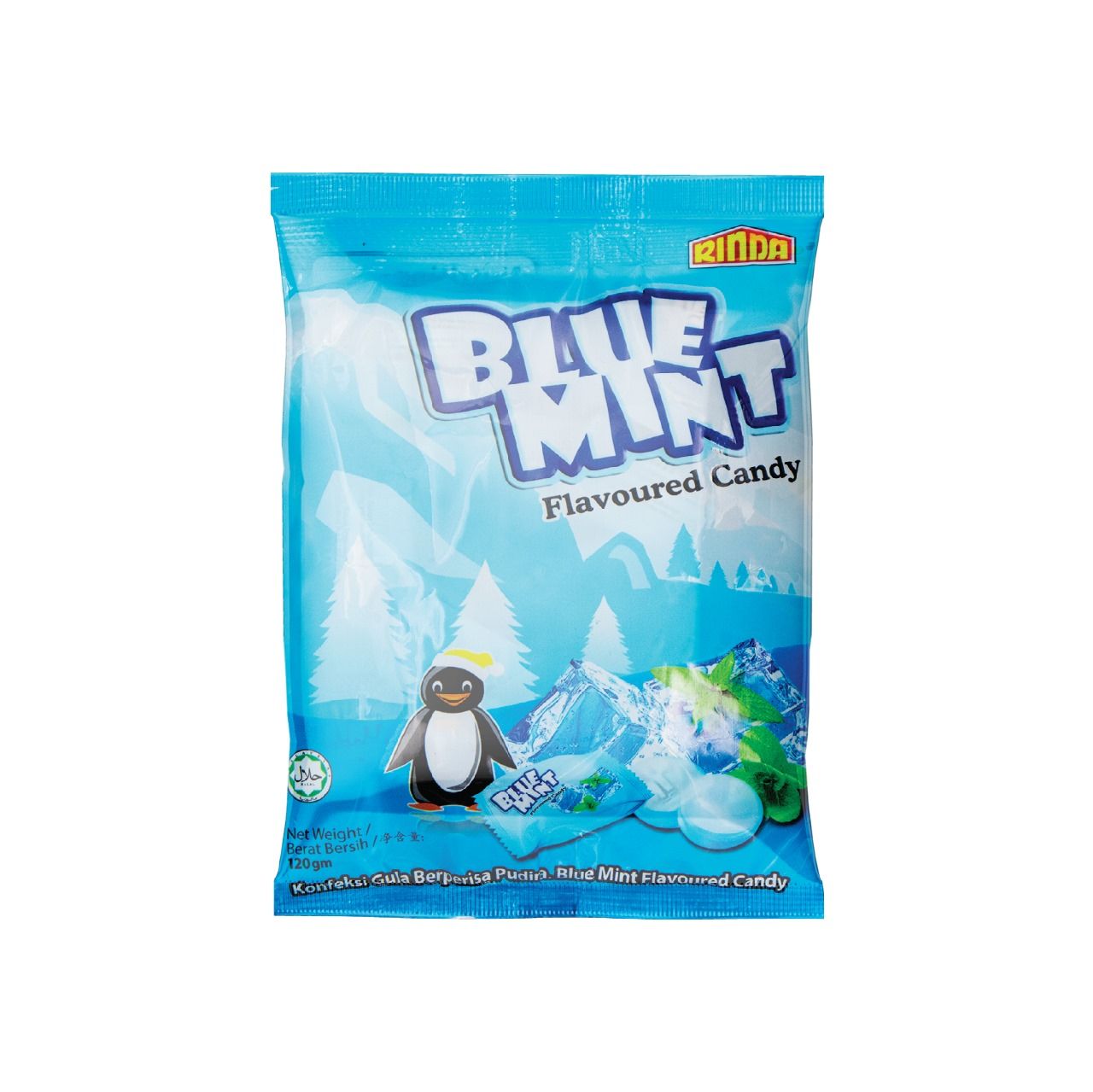 Rinda Bluemint Flavoured Candy 100Gm