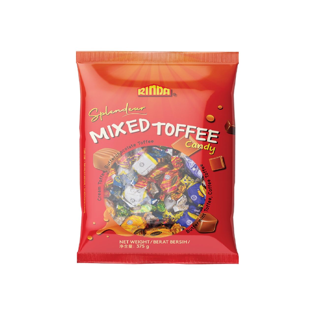 Rinda Splendeur Mixed Toffee 375Gm