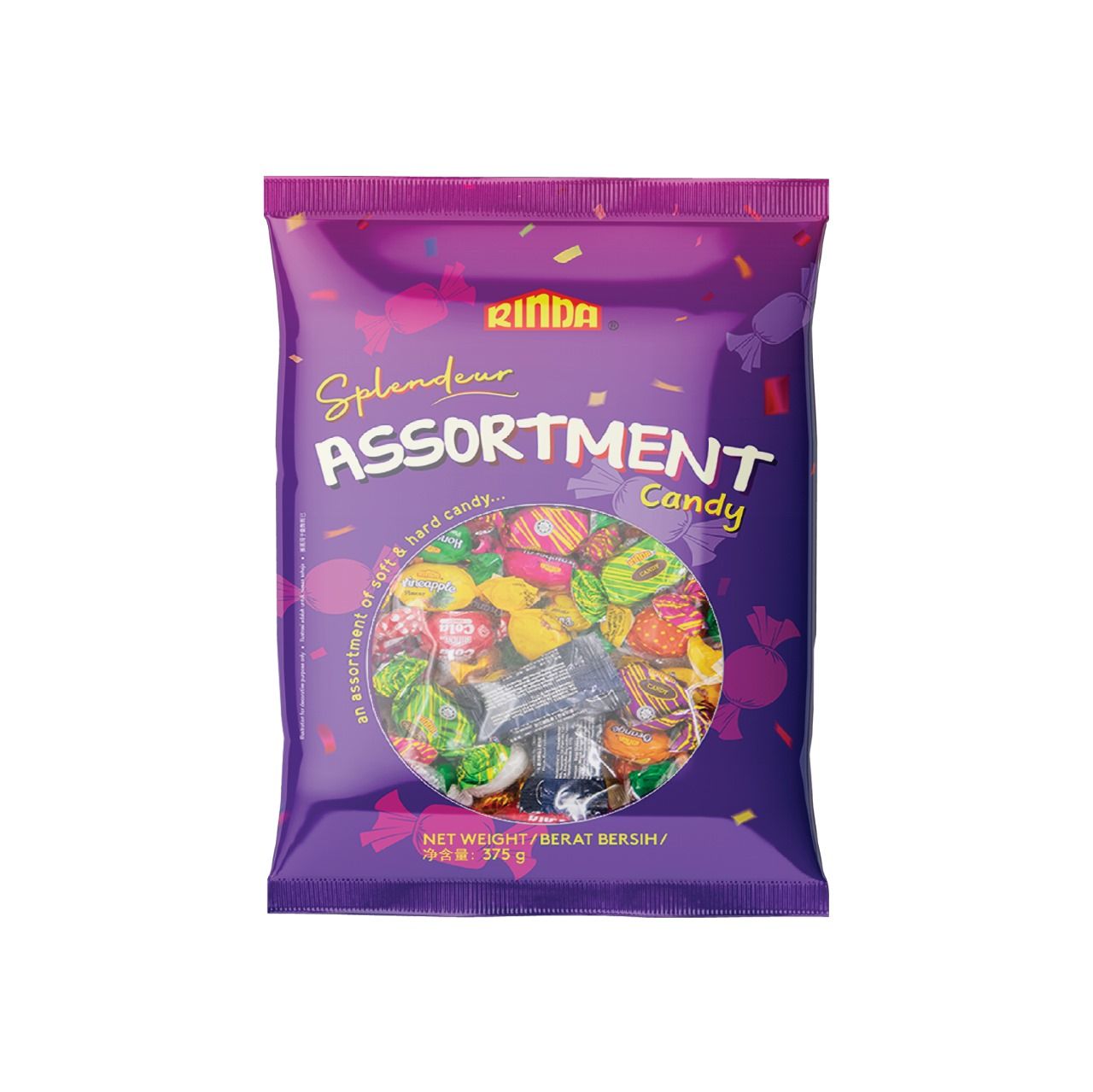 Rinda Assortment Candy 375Gm