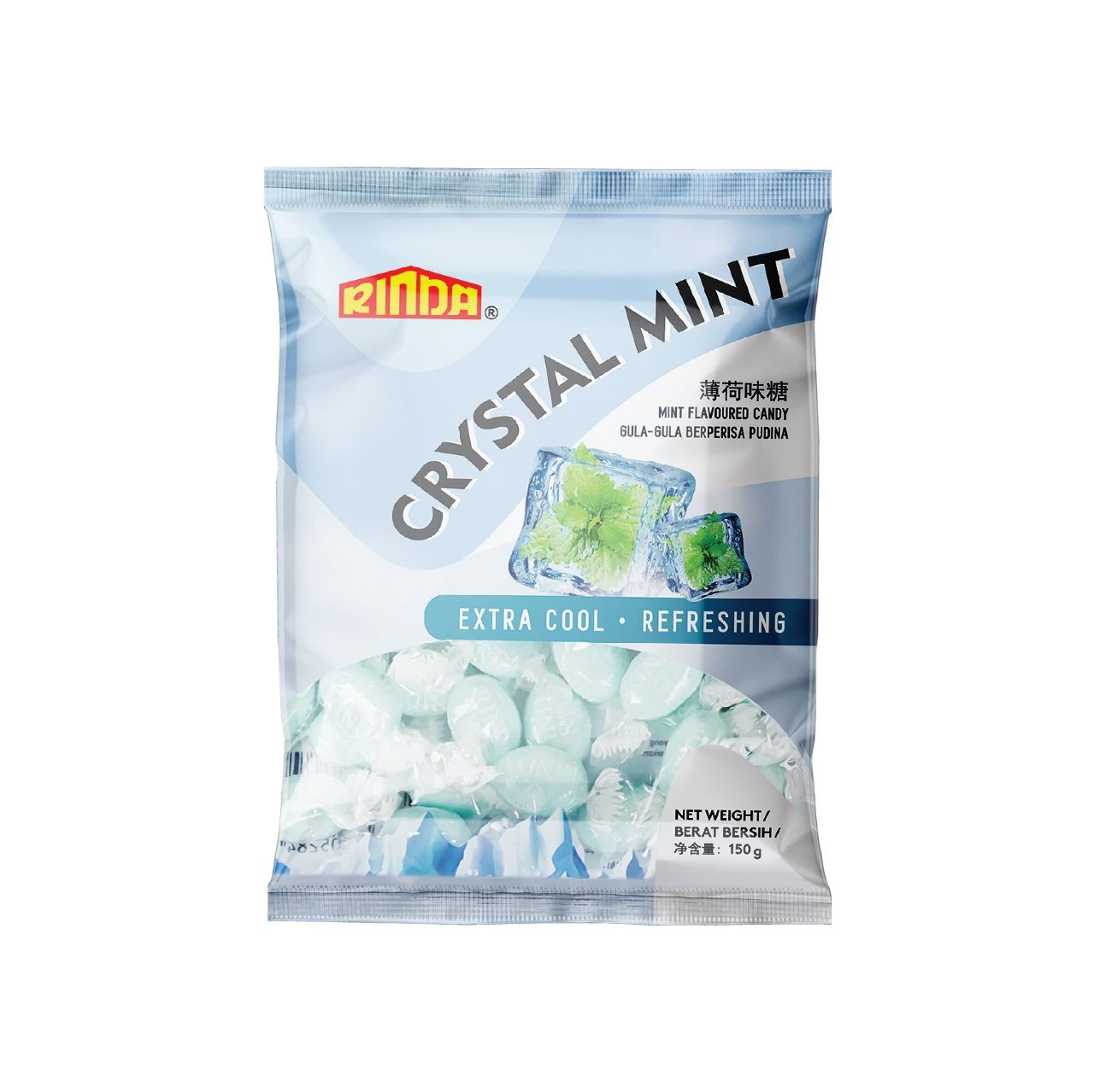 Rinda Crystal Mint Flavoured Candy 120Gm