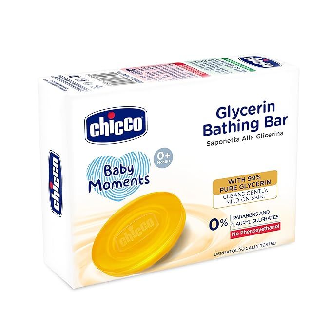 Chicco Baby Moments Glycerin Bathing Bar 75Gm