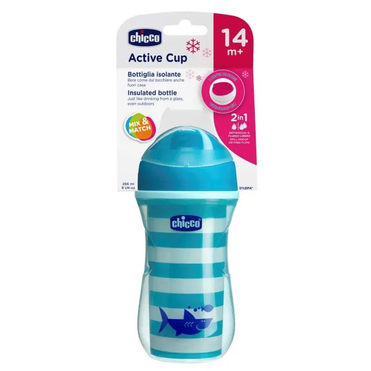 Chicco Active Cup 14M+ Boy 266Ml