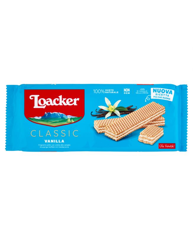 Loacker Classic Vanilla Wafer 90Gm