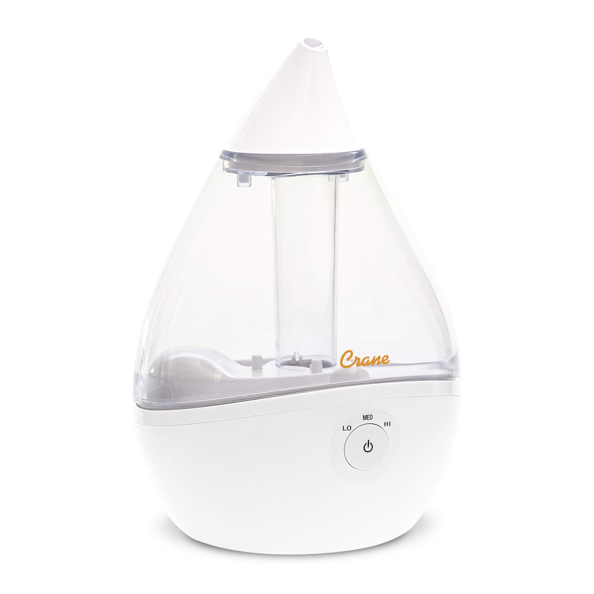 Crane Electrical Ultrasonic Cool Mist Humidifier Model :Drop Clear/White  Ee-5301Cw