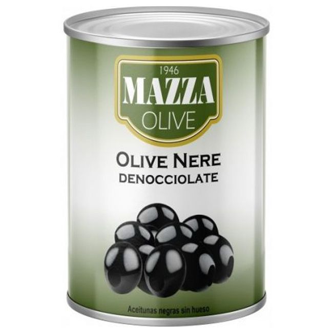 Mazza Black Olives Pitted 300Ml