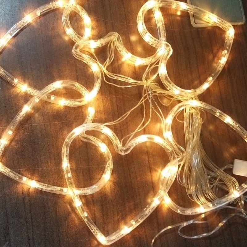 LED Heart Shape Light Set of 6 pcs(K-2C)