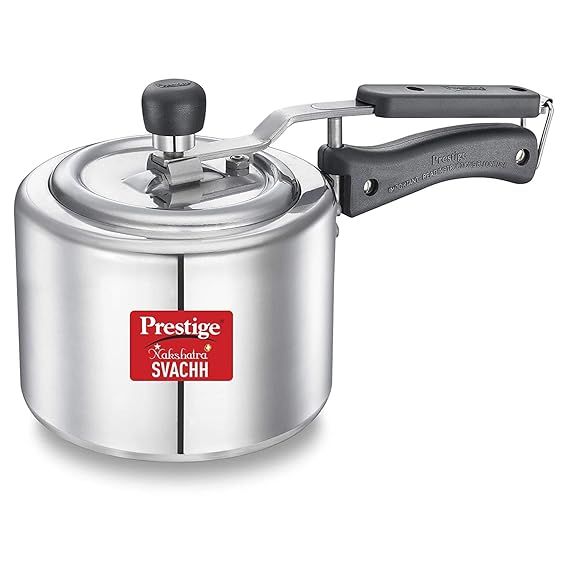 Prestige 2Ltrs. Nakshatra Plus Svachh Straight Wall Aluminium Pressure Cooker 10732