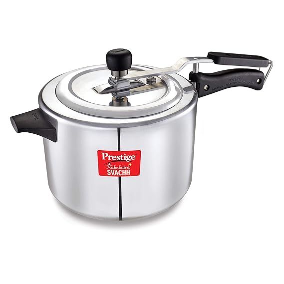 Prestige 5Ltrs. Nakshatra Plus Svachh Straight Wall Aluminium Pressure Cooker 10734