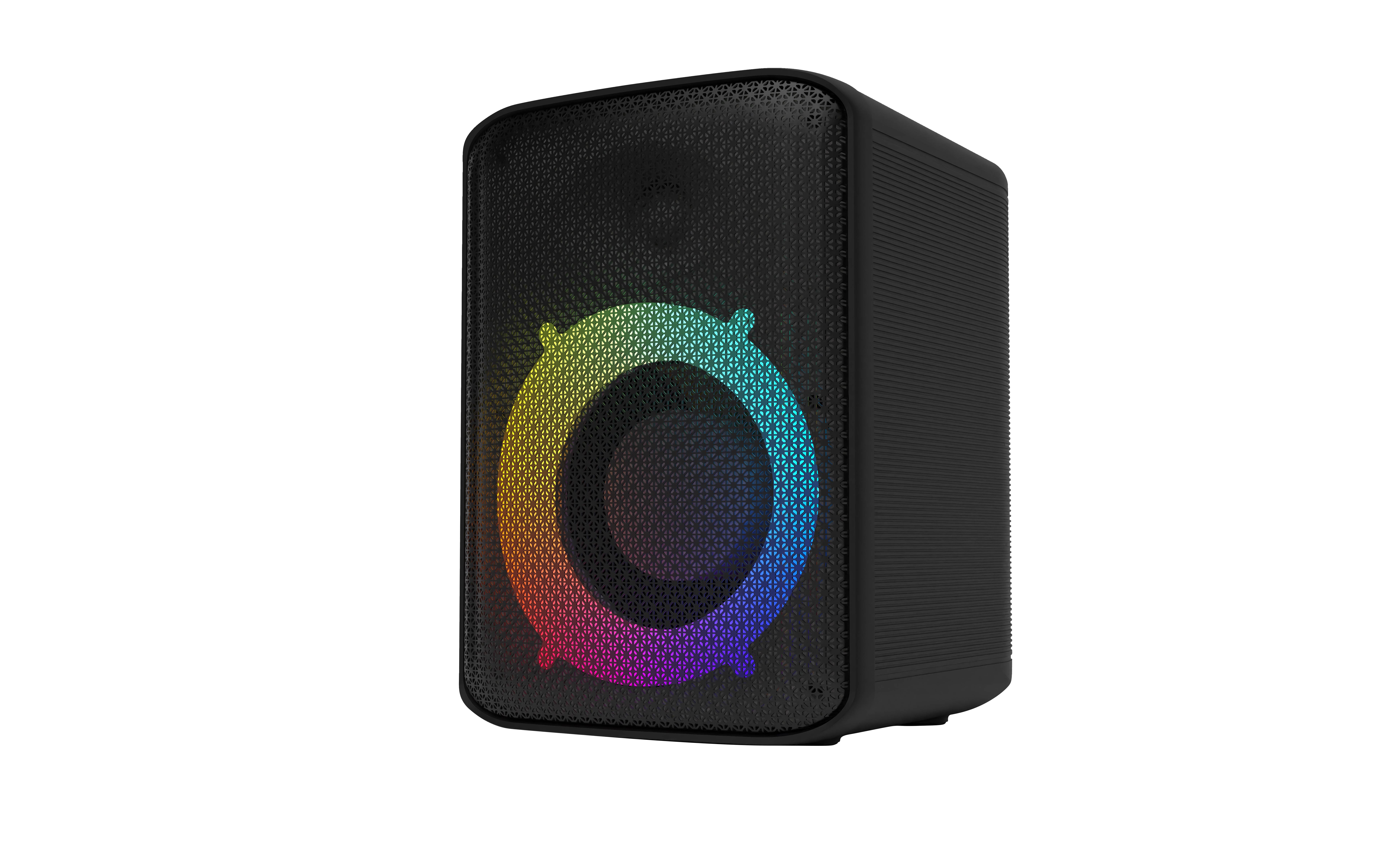 HiFuture Event Speaker | 50W Woofer+30W Tweeter | RGB Light | Powerbank | Bass Boost | LanizHub